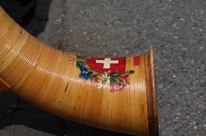 Alphorn- dettaglio della campana